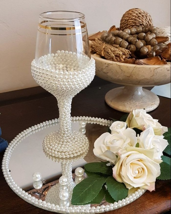 Pearl Doodh Pilai Glass, Barat Decors, Wedding Decors