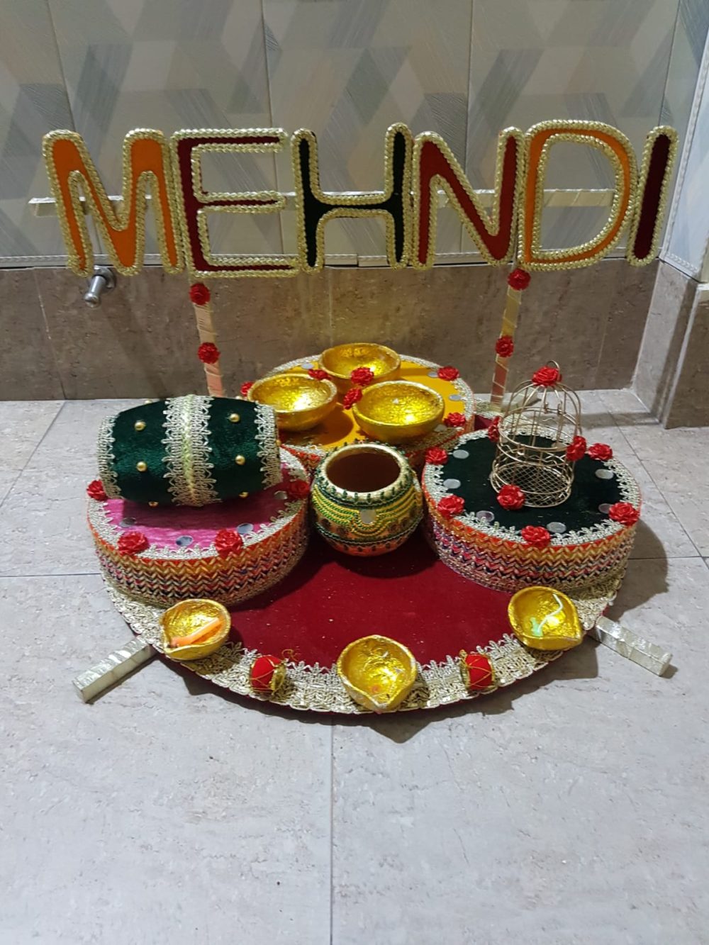 Mehndi Rasam Thaal