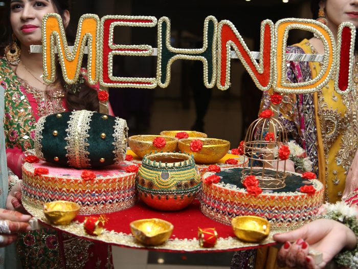 Mehndi Rasam Thaal Big, Wedding Decoration