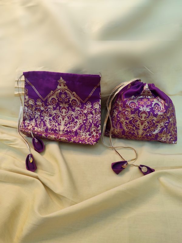 Luxury hand block printed bridesmaid goodie bag Pakistan